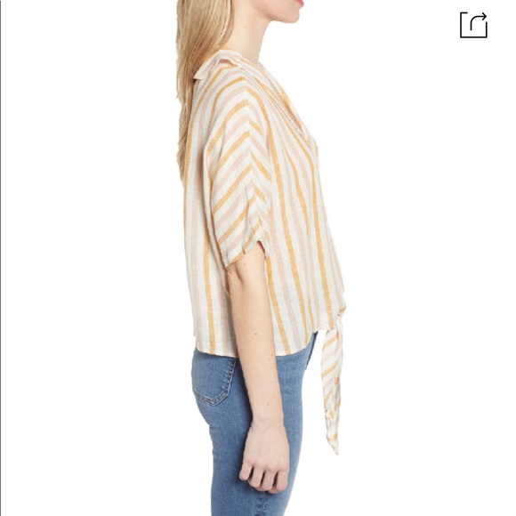 Rails June Top in Amber Stripe - Picture 5 of 15
